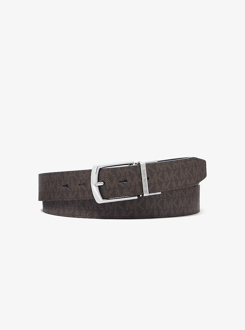 MK Men 4 in 1 Belt Set Brown &BLK 36R4LBLY4B
