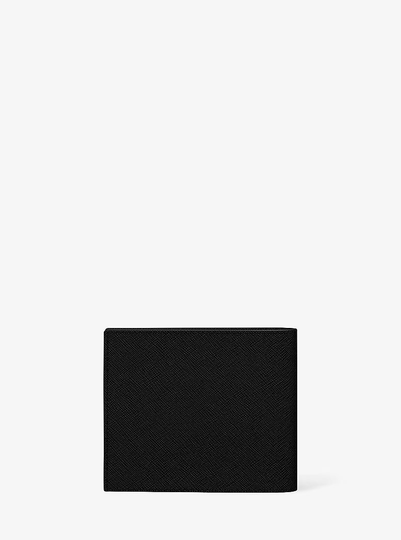 MK Men Cooper Logo Billfold Wallet With Passcase Black 36SS5LCOF2U