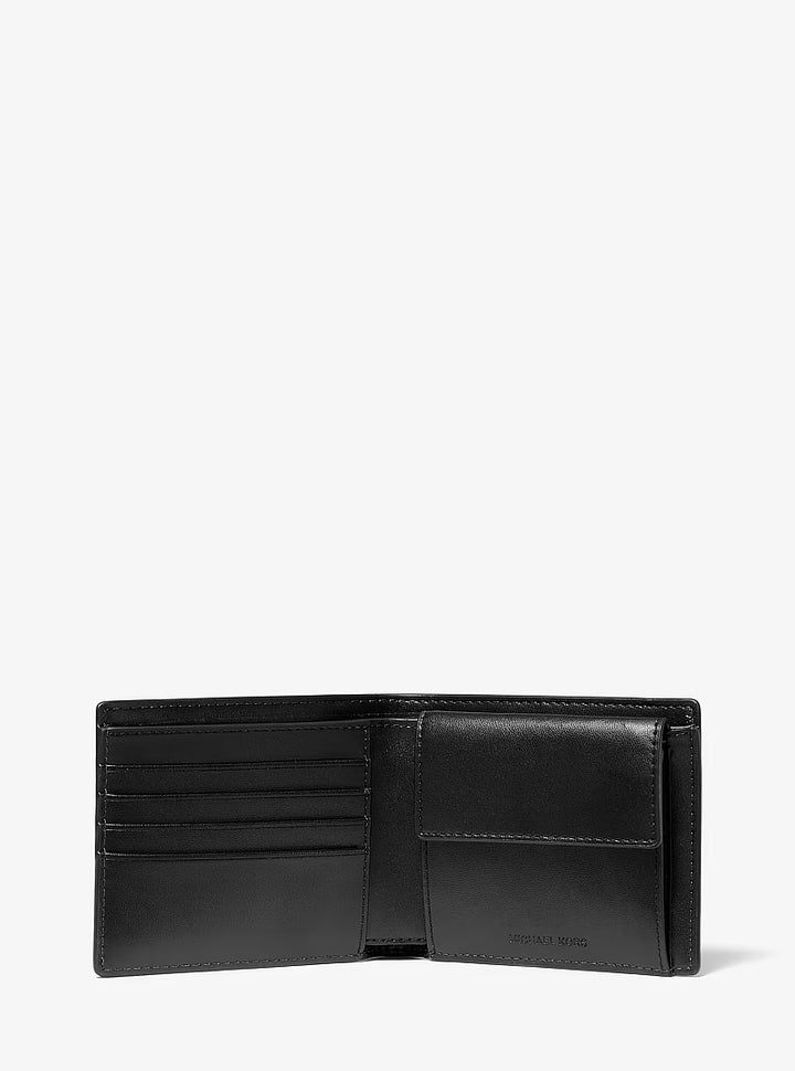 MK Men Cooper Logo Billfold Wallet Black 36U9LCRF3B