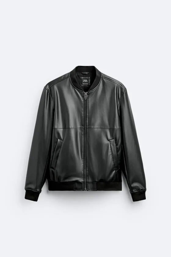Zara Man L/S Leather Jacket 3918/338/800