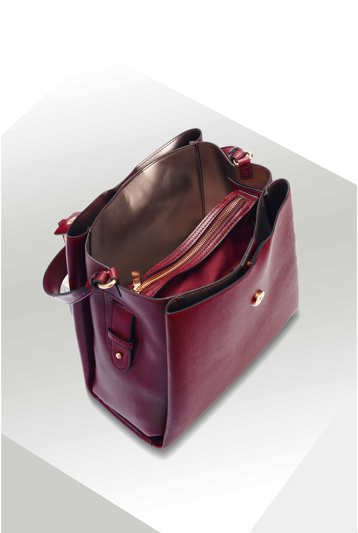 Henrietta Damson Multi Compartment Hobo