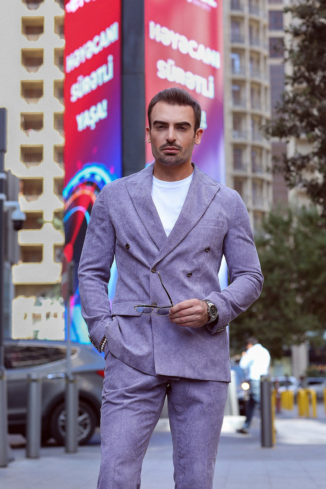 Premium Regular -Fit Corduroy Suit