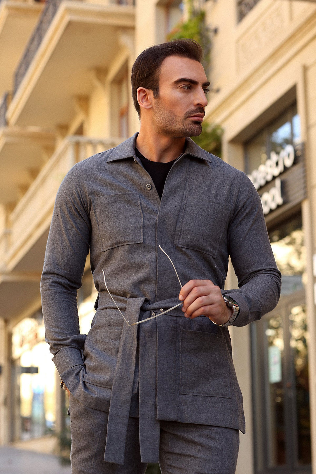 Modern Relaxed Fit Wool Blend Suit