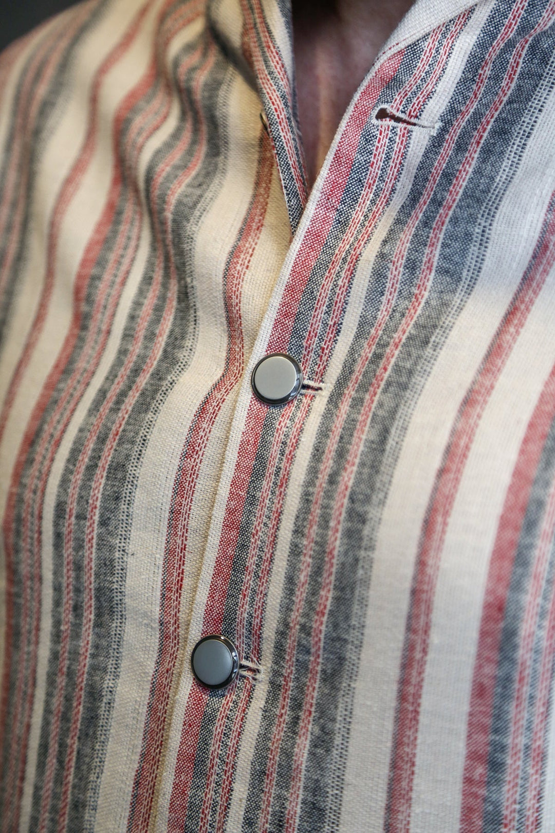 Premium Striped Cotton Suit