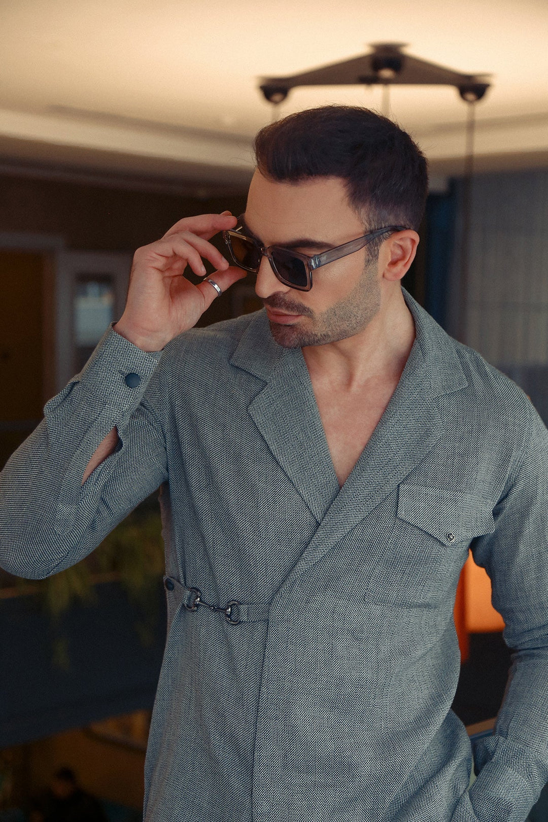 Modern Smart Fit Cross-Cut Suit