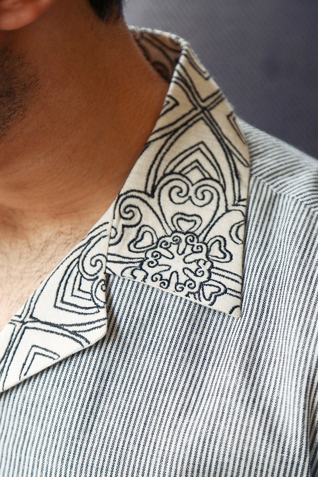 Premium Suit With Contrast Embroidery