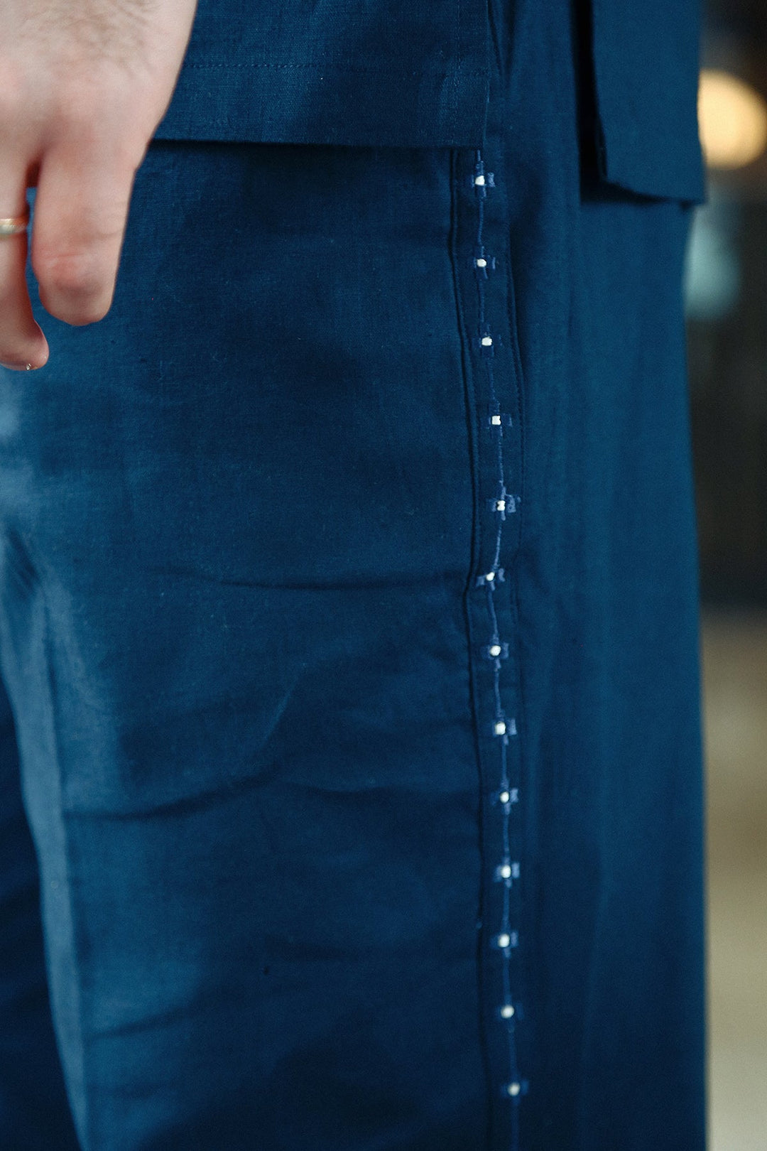 Modern Suit With Embroidery Details