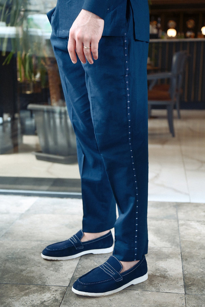 Modern Suit With Embroidery Details