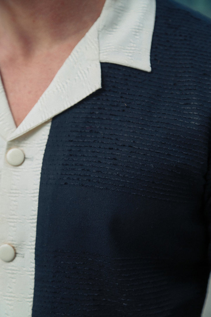 Modern Men's Shirt with 3D Texture
