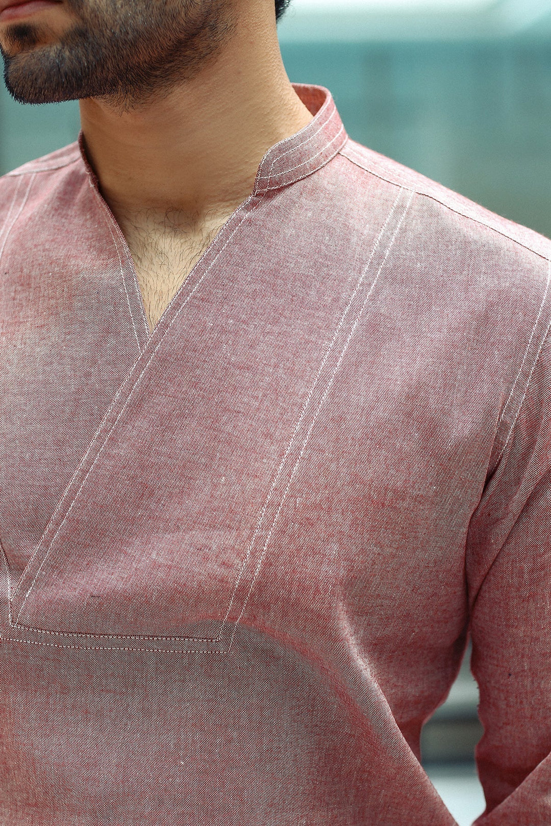 Modern Yarn-Dyed Cotton Suit