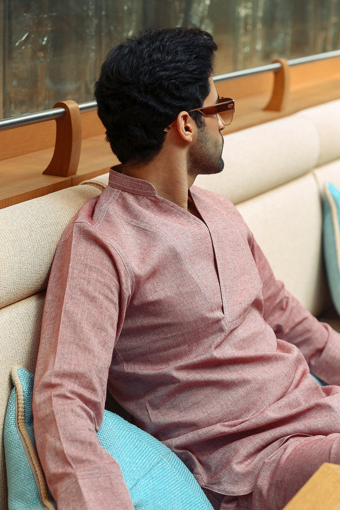 Modern Yarn-Dyed Cotton Suit