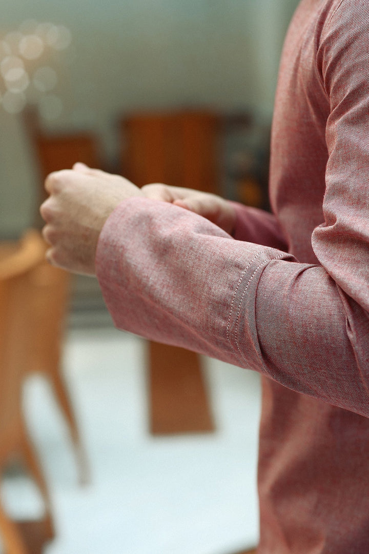 Modern Yarn-Dyed Cotton Suit