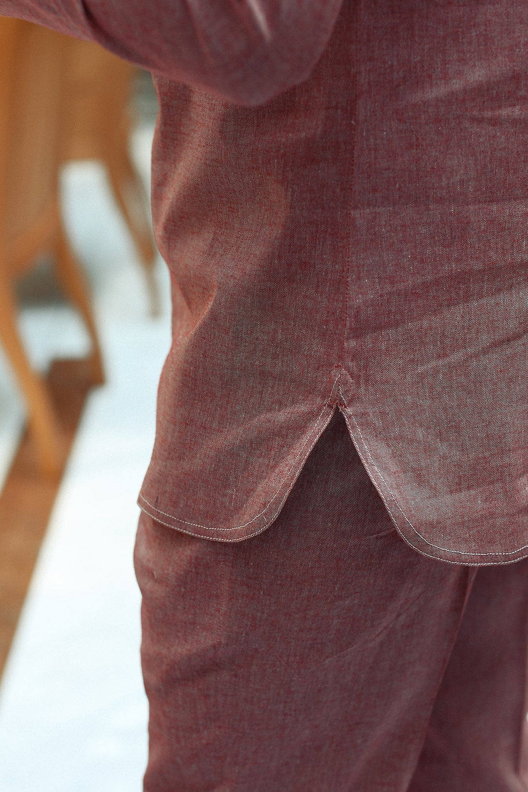 Modern Yarn-Dyed Cotton Suit