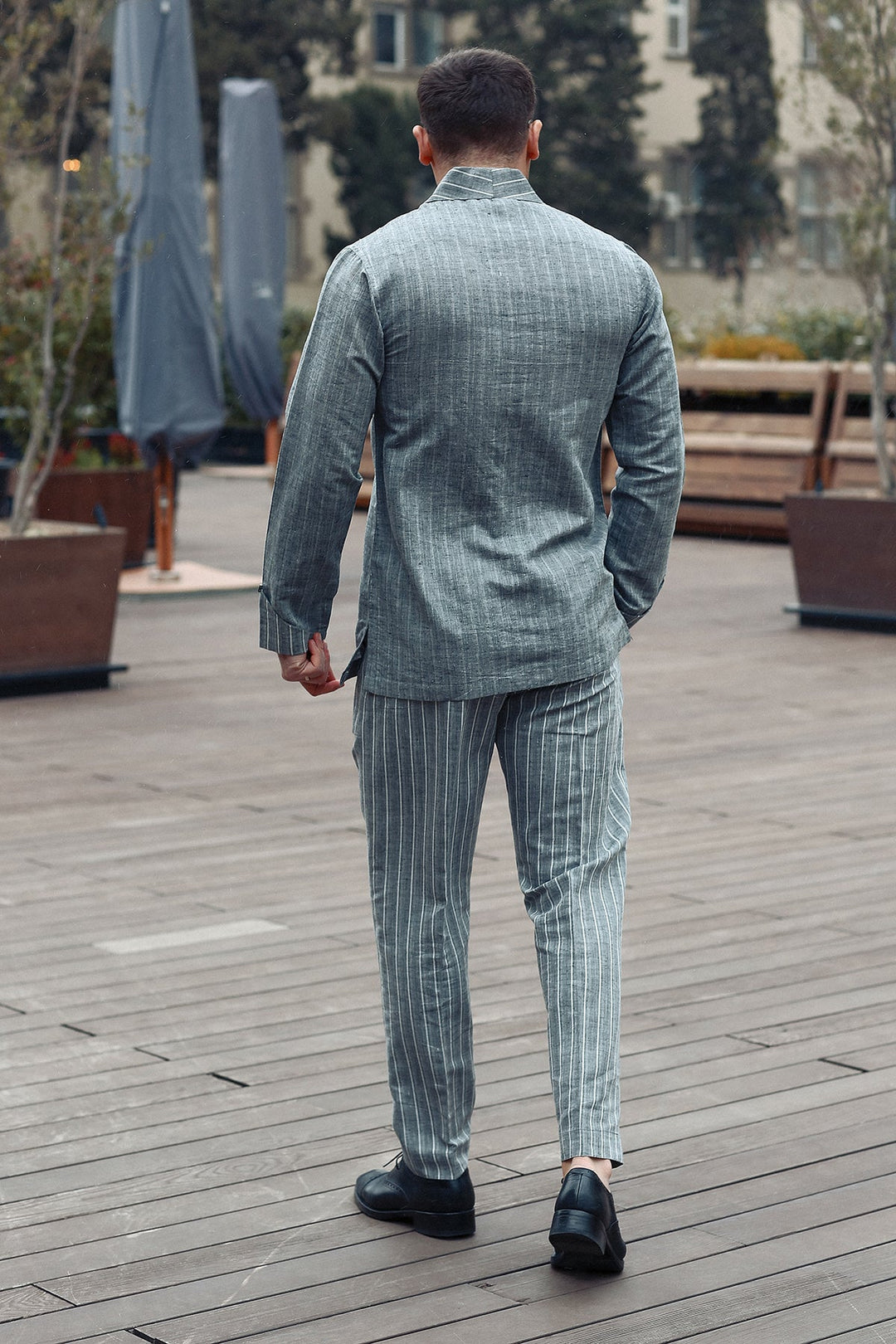 Smart Suit with Lurex Detail