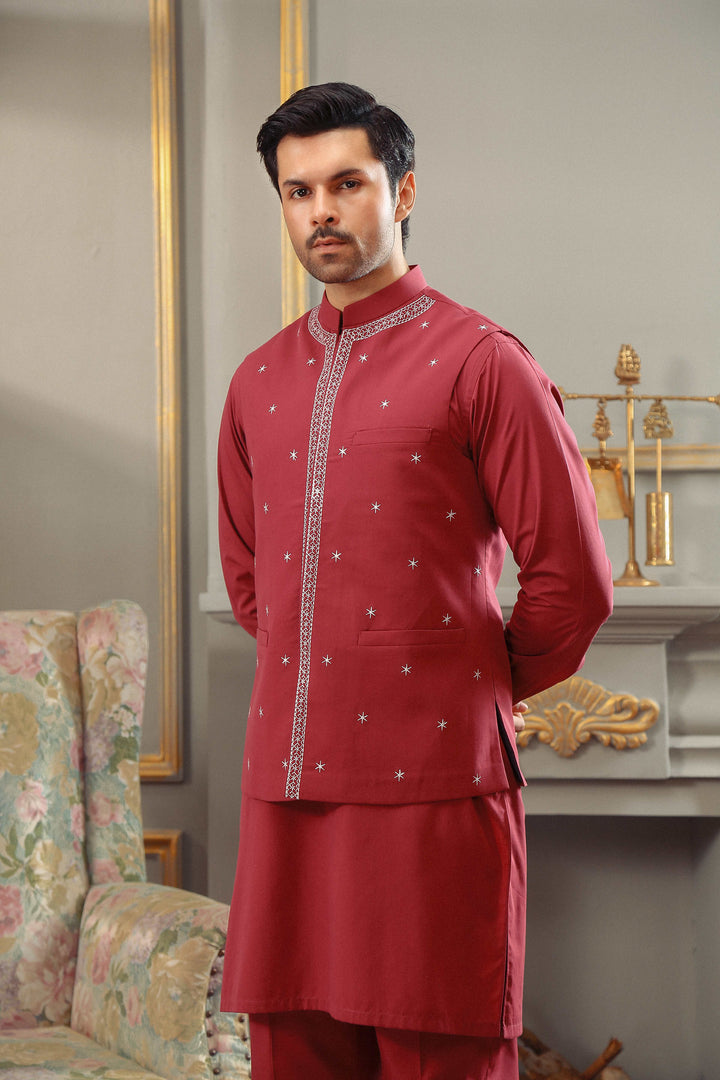 Premium Embroidered Waistcoat