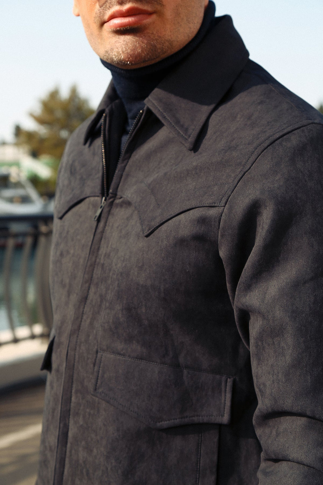 Luxury Suede Co-Ord Set with Fashion-Forward Design