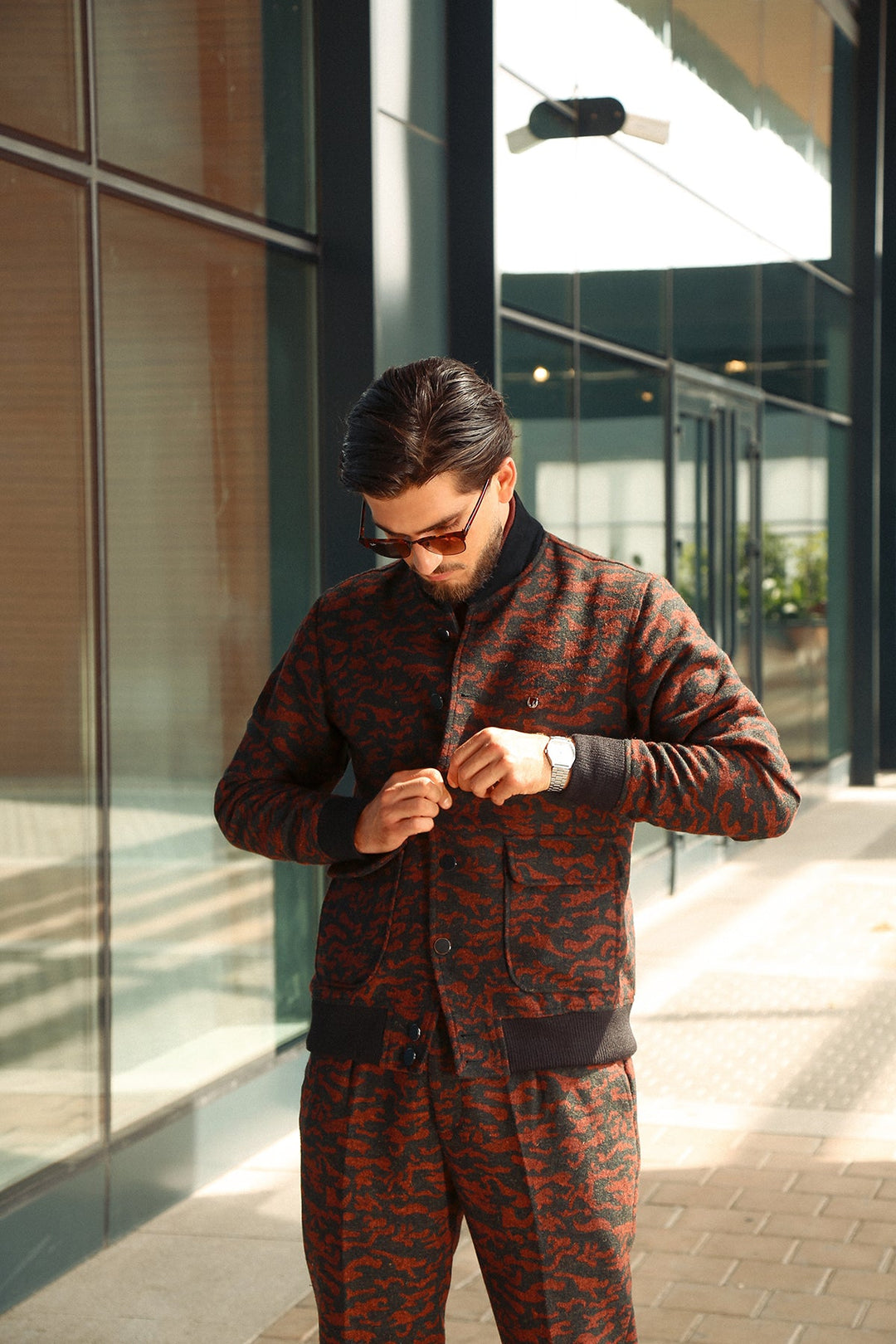 Modern Co-Ord Set - Soft Structured Fabric