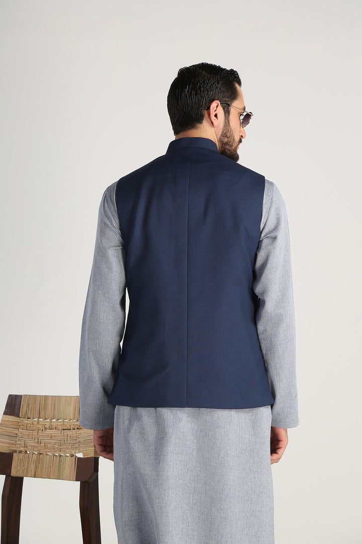 Premium Textured Poly Reyan Waistcoat