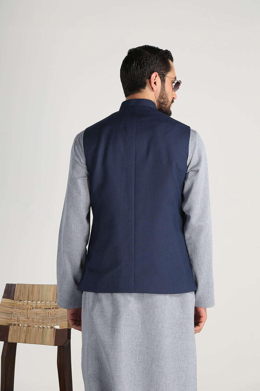 Premium Textured Poly Reyan Waist Coat
