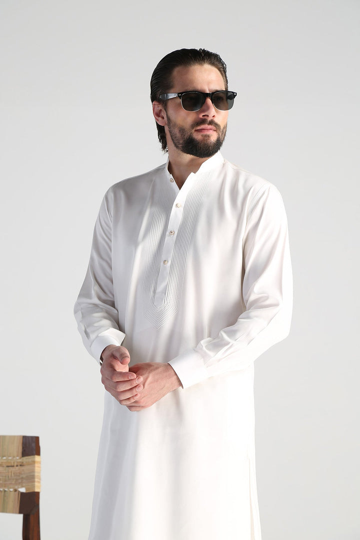 Satan Cotton Premium Designig & EMB Kameez Shalwar