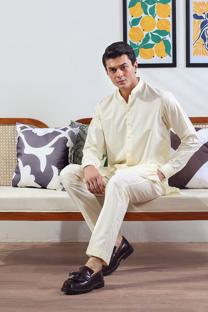 Modern Buttondown Kurta Trousers