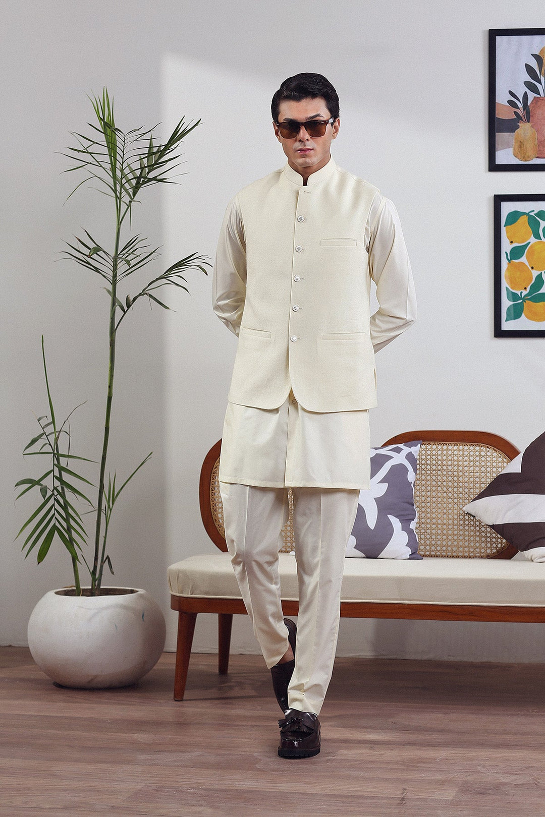 Premium Wool Blend Waistcoat