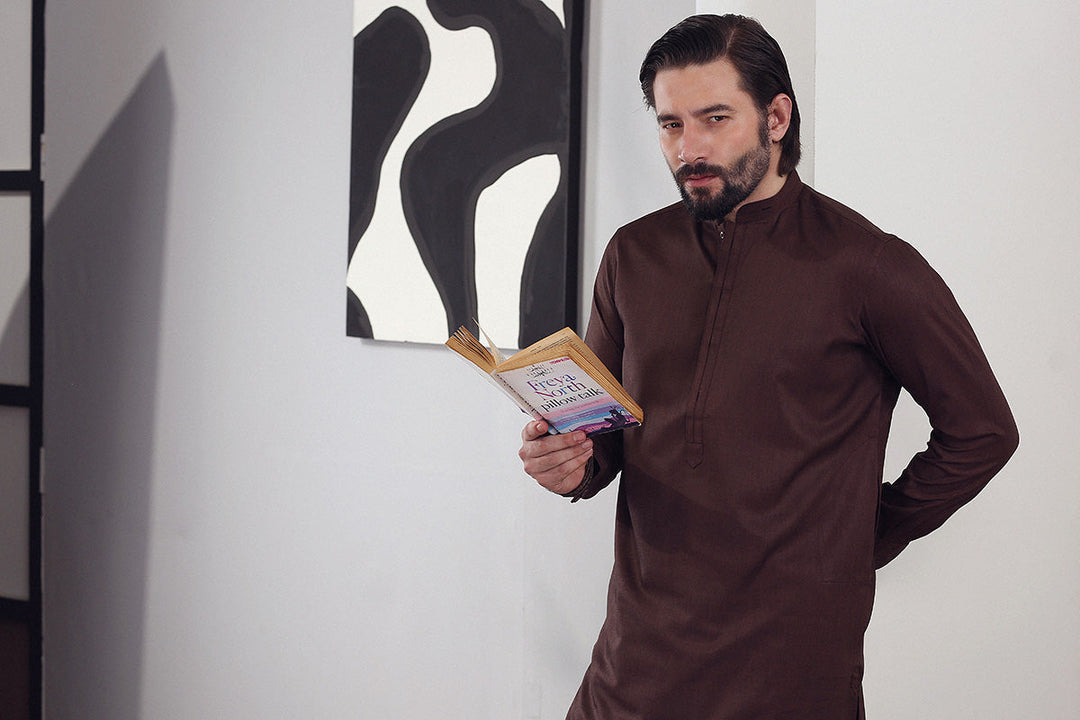 Traditonal Suit With Modren Details