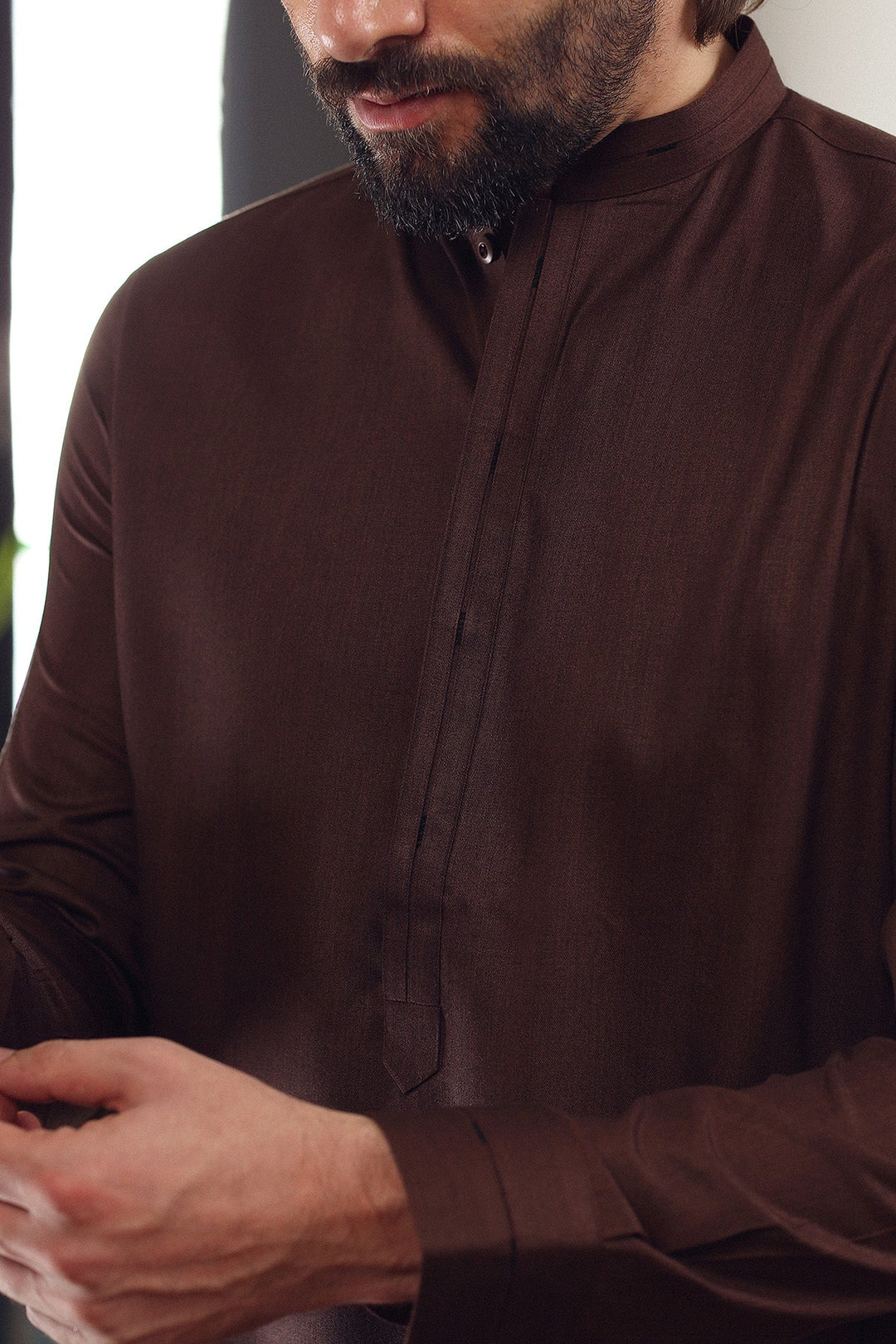 Traditonal Suit With Modren Details