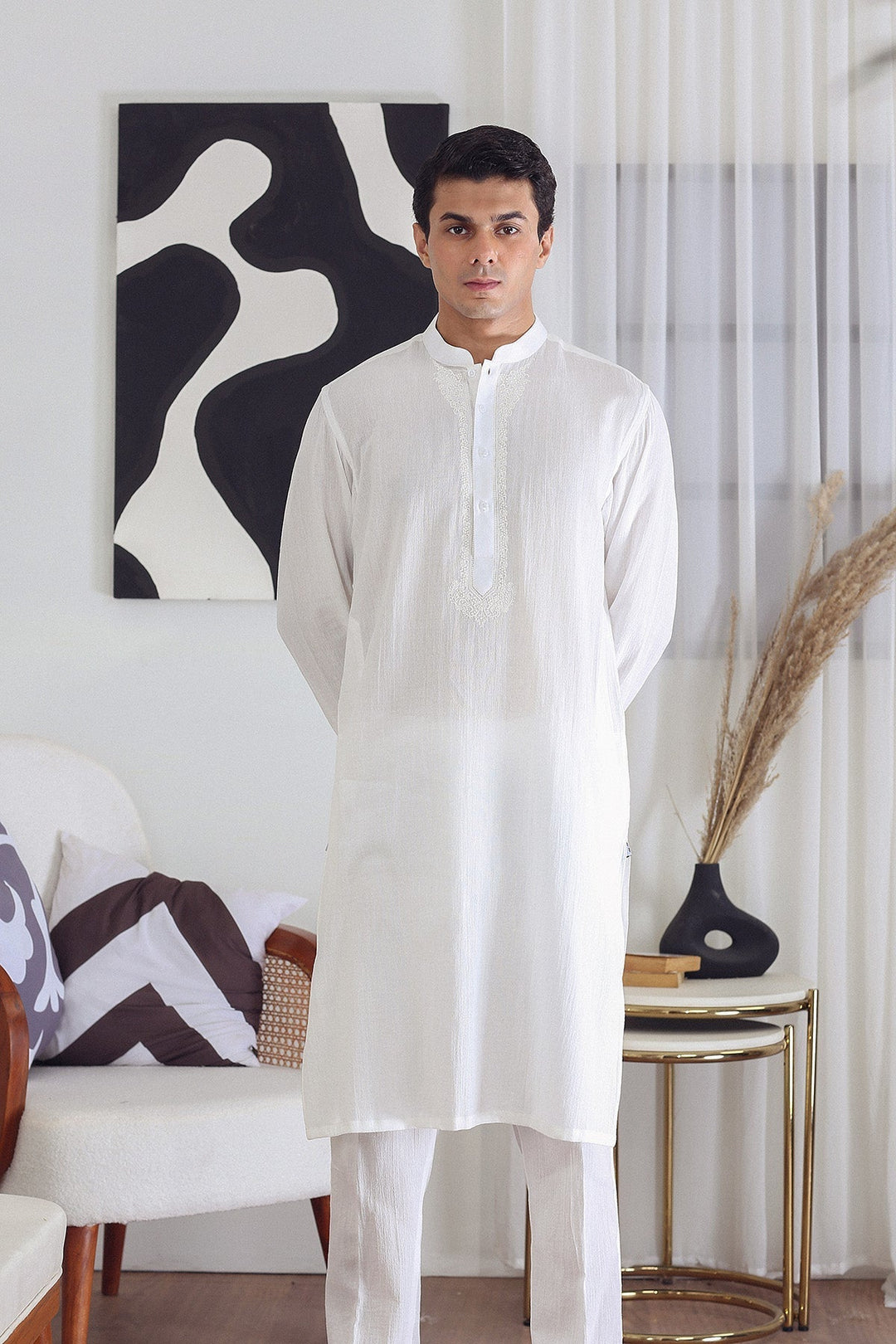 Super Fine Cotton Fabric Kurta Trousers