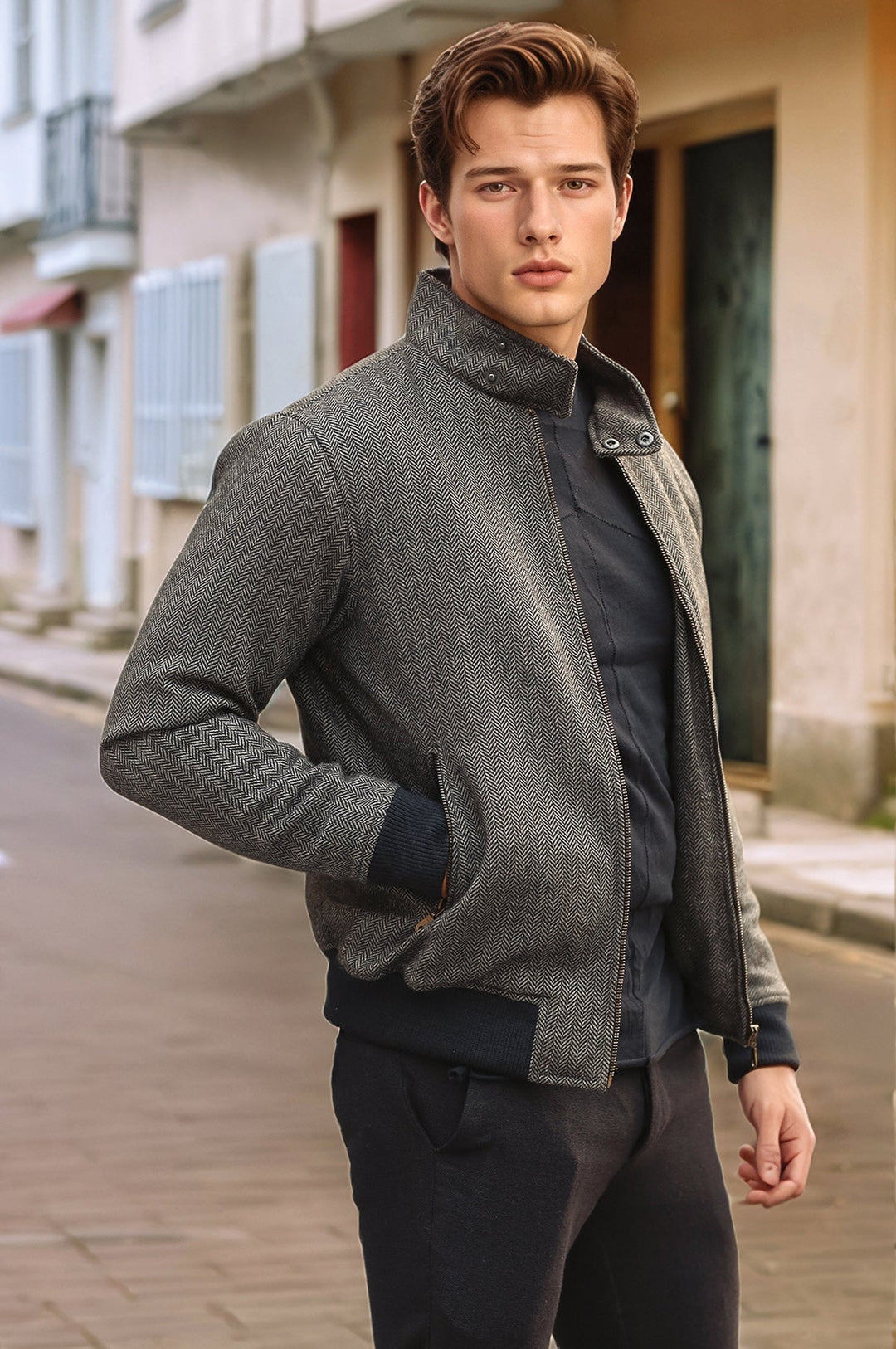 Herringbone Smart Fit Jacket