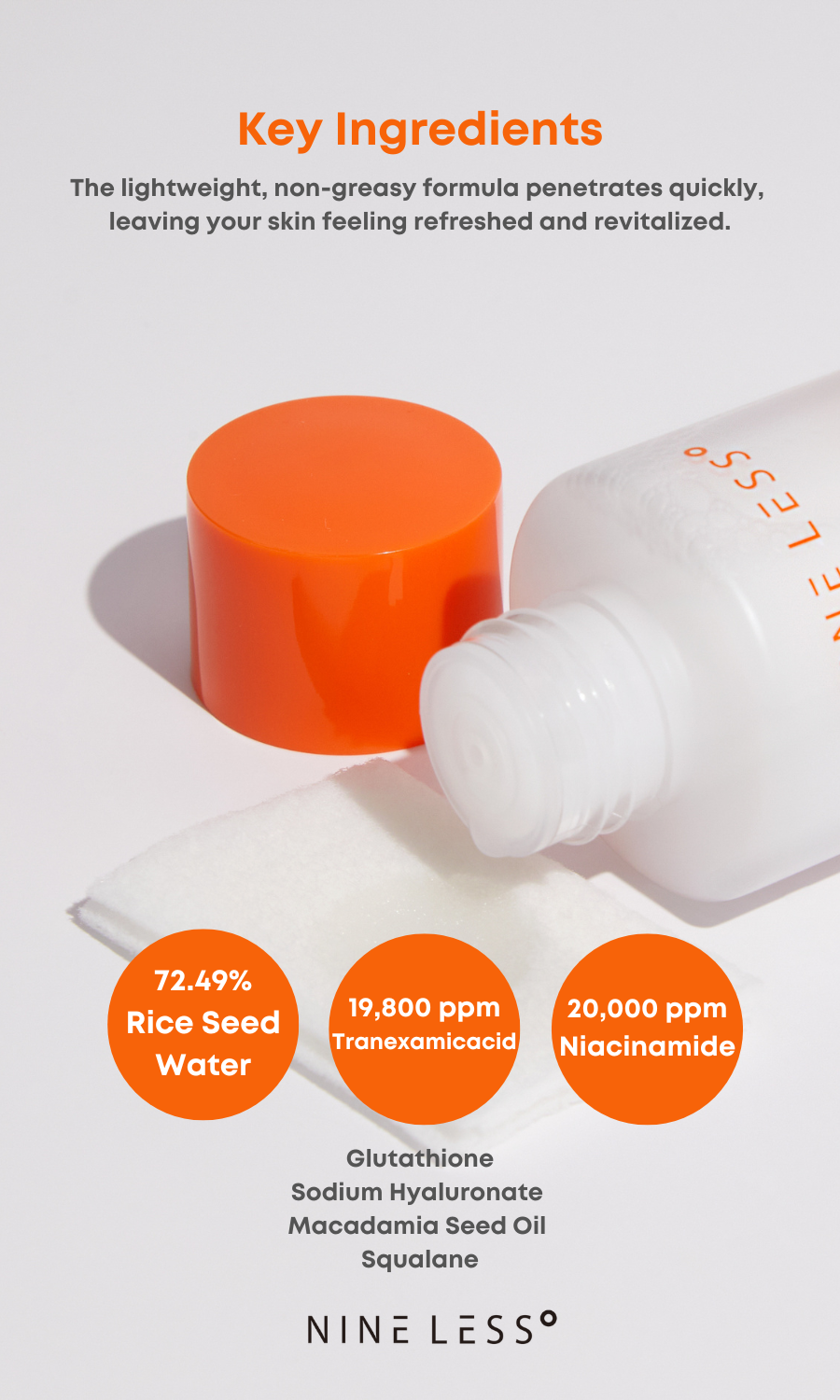 Nine Less Rice & TXA Mela-Pro Toner 200ml