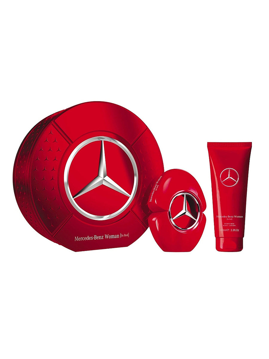Mercedez Benz Gift Set In Red Women 2Pcs