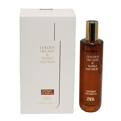 Zara Golden Decade and Warm Saffron Extrait De Parfume 50ml