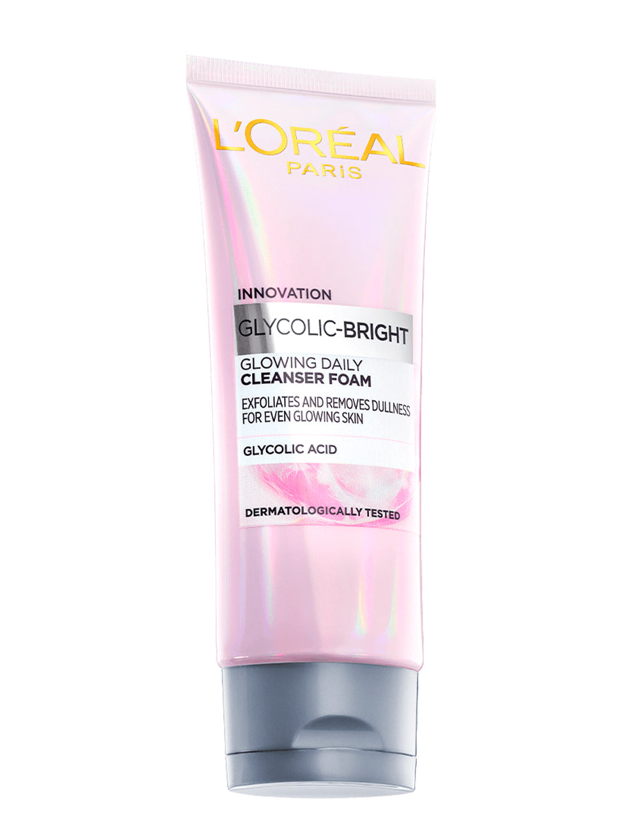 L'oreal Glycolic-Bright Glowing Daily Cleanser Foam 100Ml