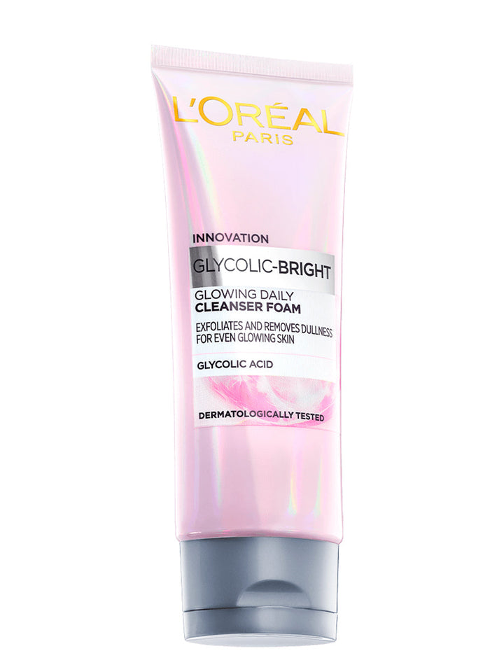 L'oreal Glycolic-Bright Glowing Daily Cleanser Foam 100Ml