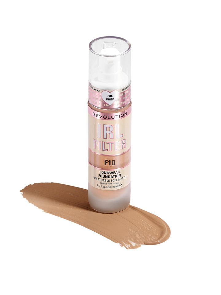 Makeup Revolution IRL Filter Longwear Foundation F10