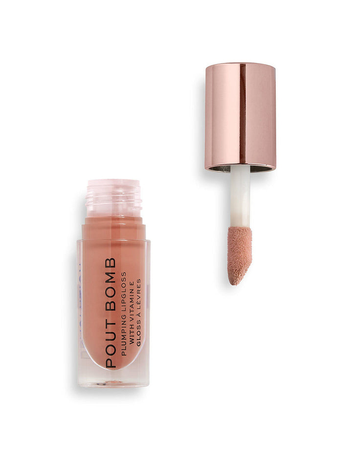Makeup Revolution Pout Bomb Plumping Gloss Candy Pink