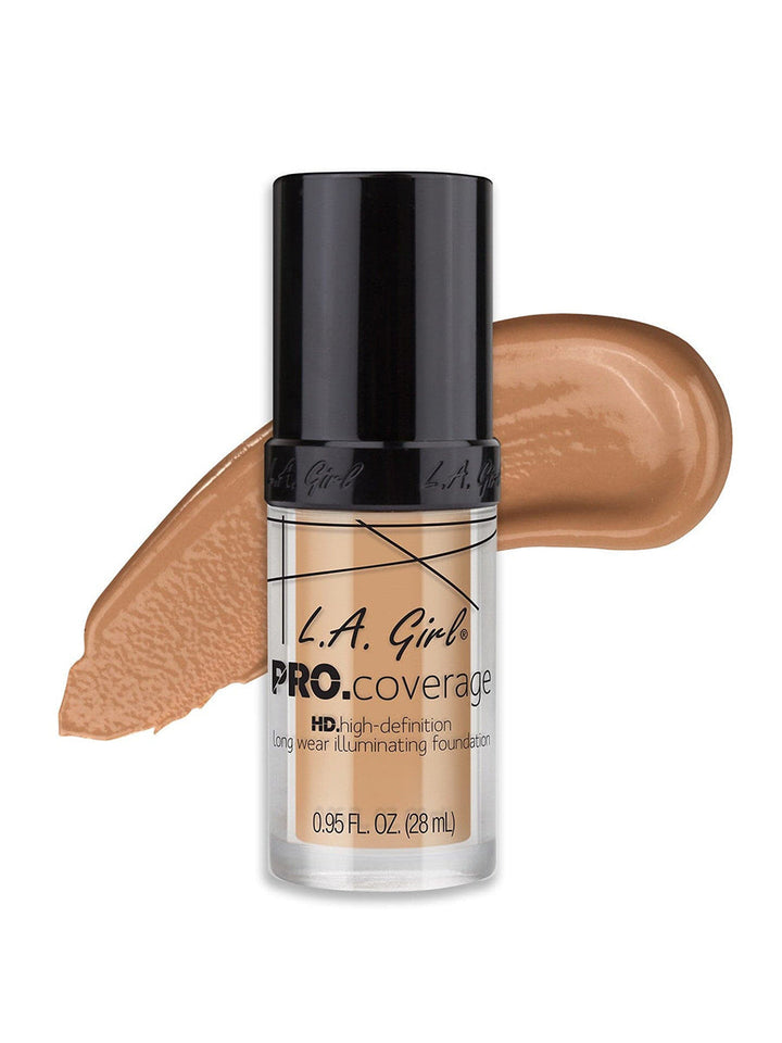 La Girl Pro Coverage HD Long Wear Illuminating Foundation Natural 28ml