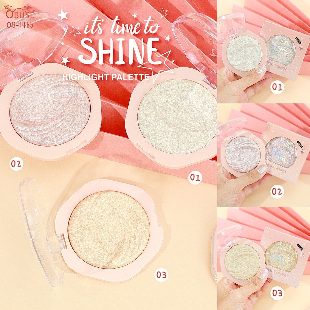 Obuse Its Time To Shine Highlight Palette 12G OB-1465-01 (Thai)