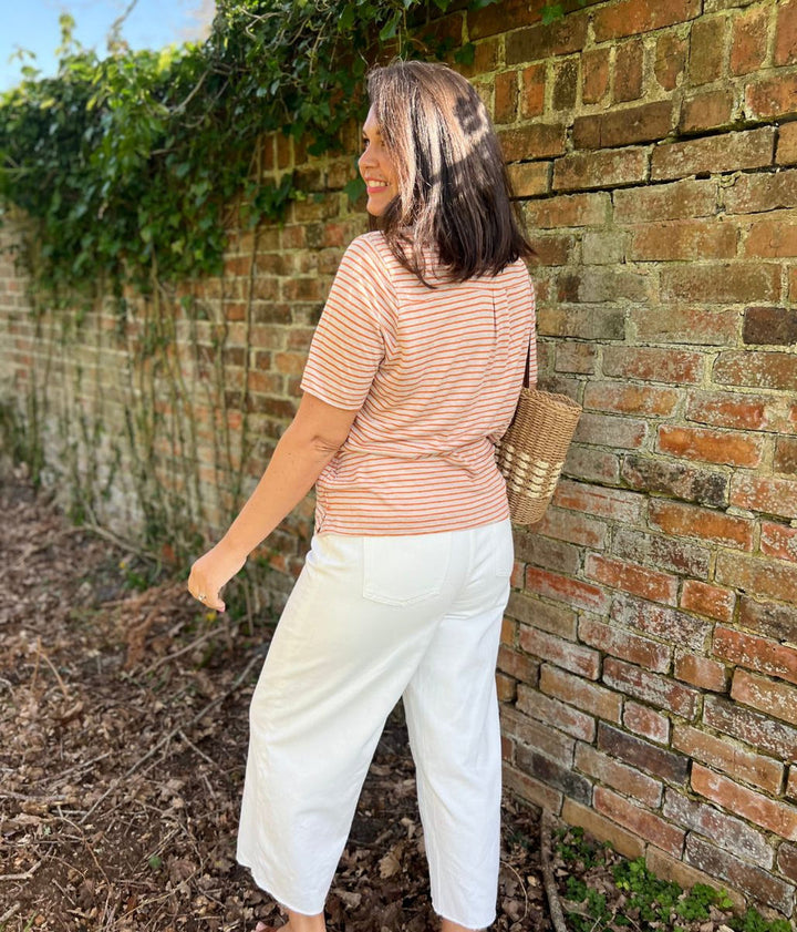 White Stuff Ladies H/S Linen Loose Fit Top 443707