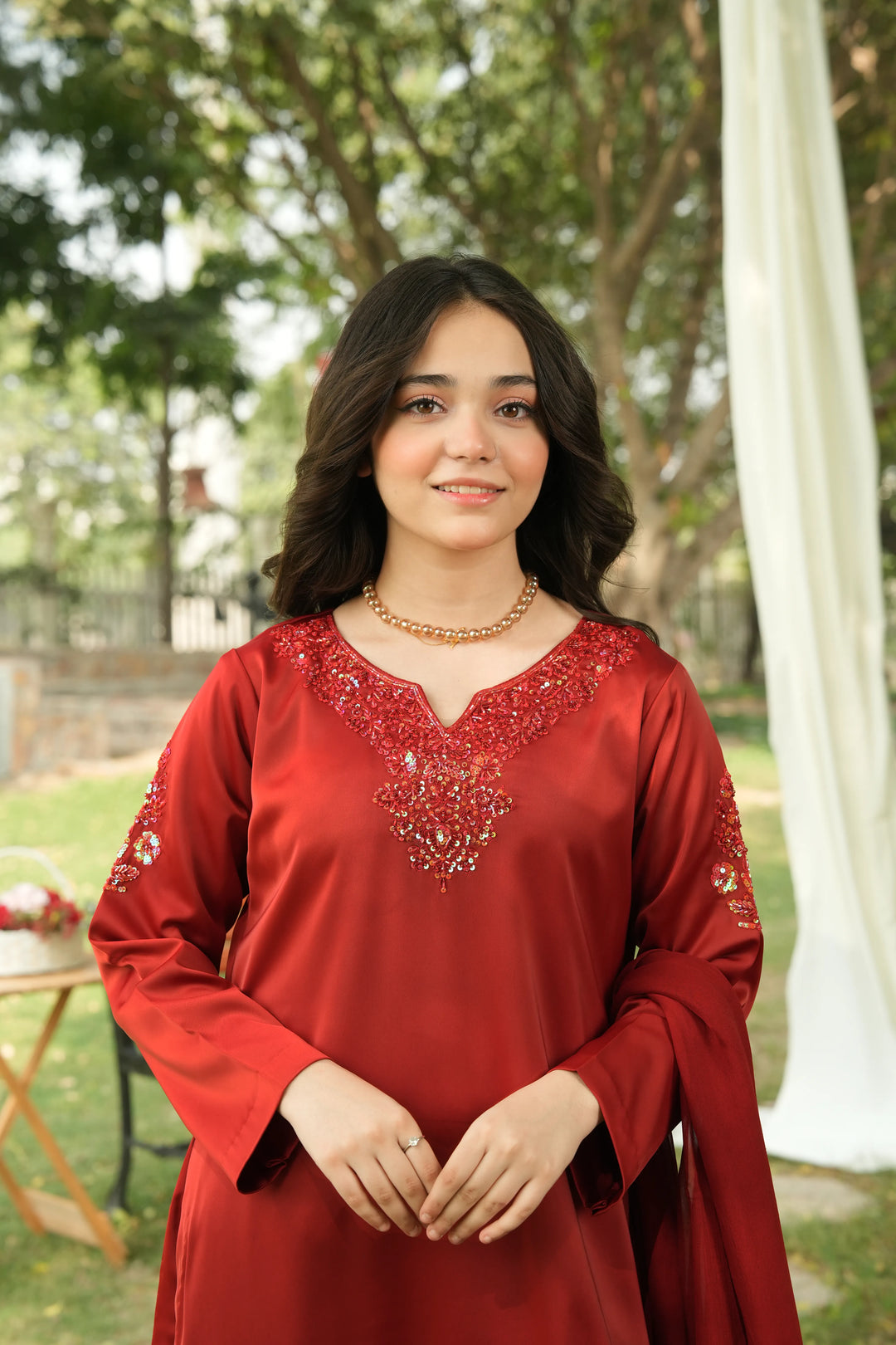 Minnie Threads MT-MARJAN-MAROON-1039