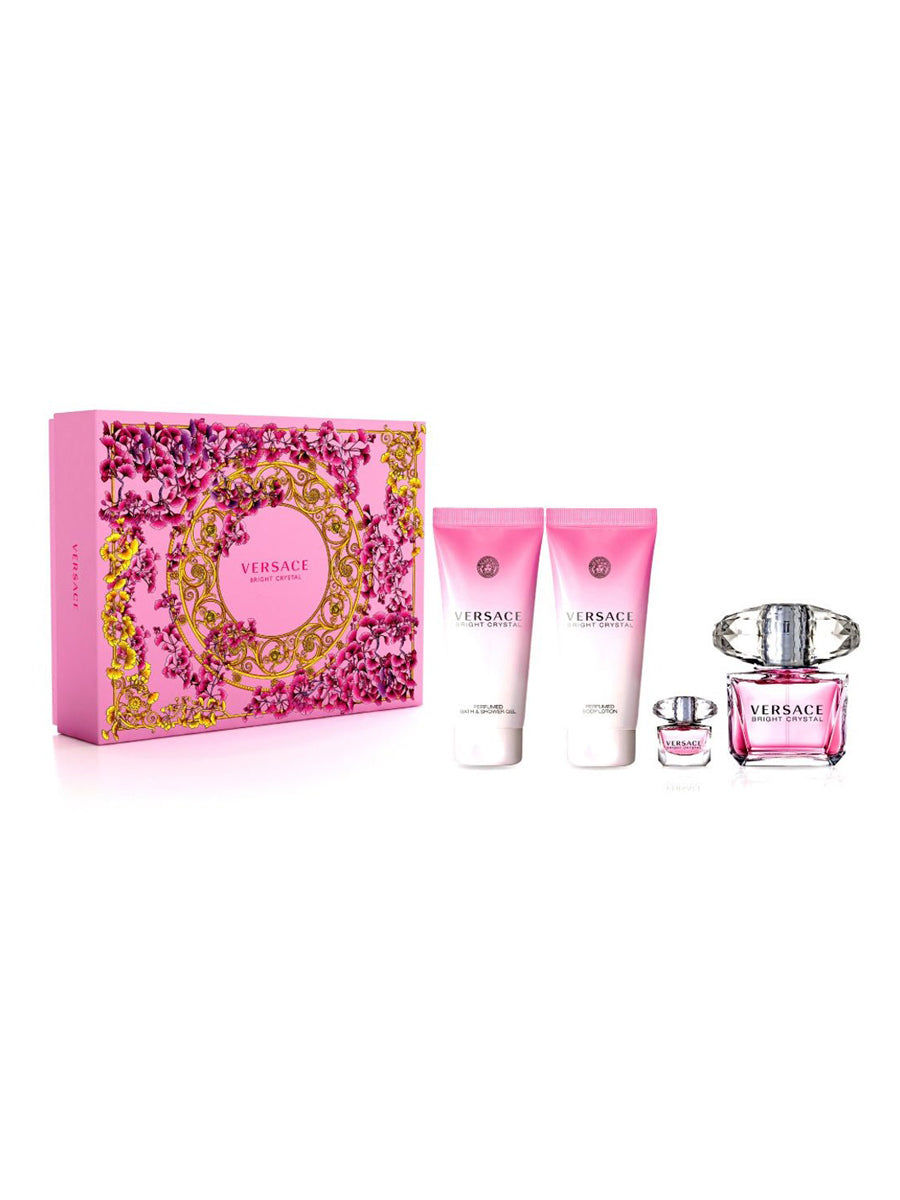 Versace Ladies Gift Set Bright Crystal 4Pcs