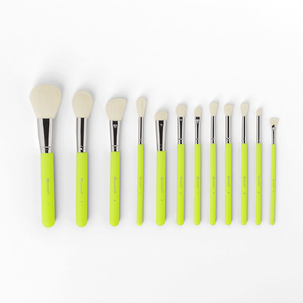 BH Cosmetic Brush Set Green12pcs