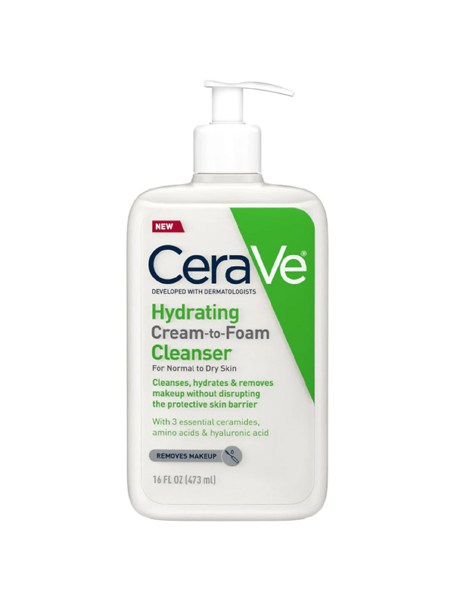 CeraVe Hydrating Cream To Foam Cleanser Normal To Dry Skin 473ml