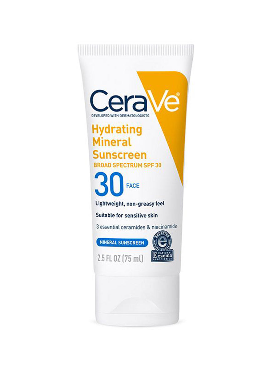 CeraVe Hydrating Mineral Sunscreen 30 Face Cream 50ml