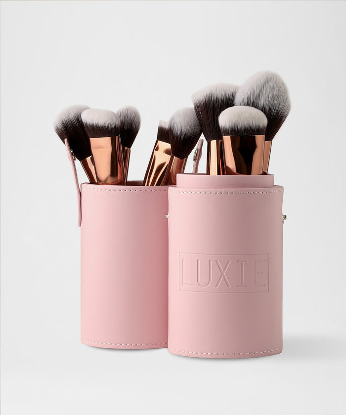 Luxie Rose Gold Collection Brush Set Of 12 Pcs