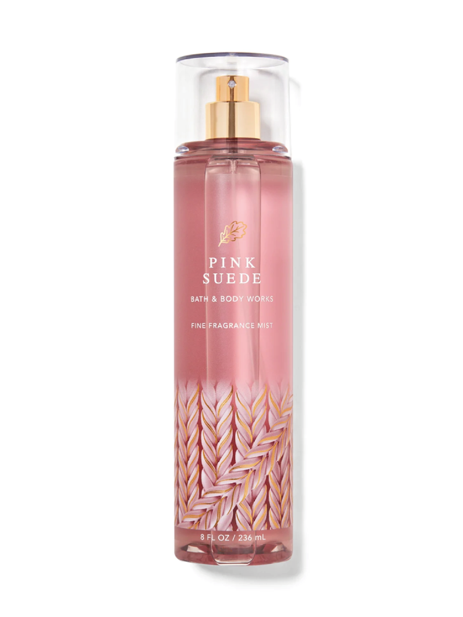 Bath & Body Works Pink Suede Fine Fragrance Body Mist 236Ml