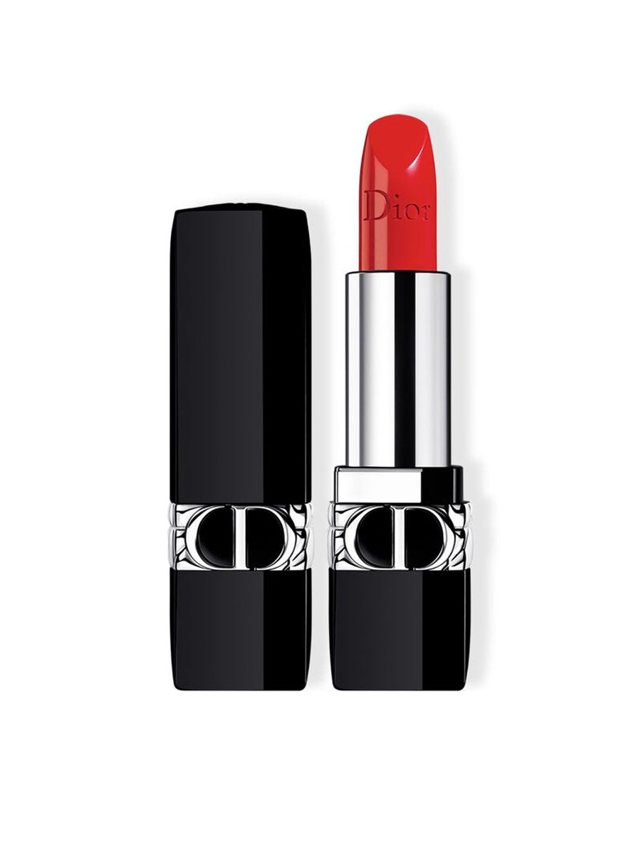 Dior Couleur Couture Lipstick Floral Lip Care Long Wear Red smile 080