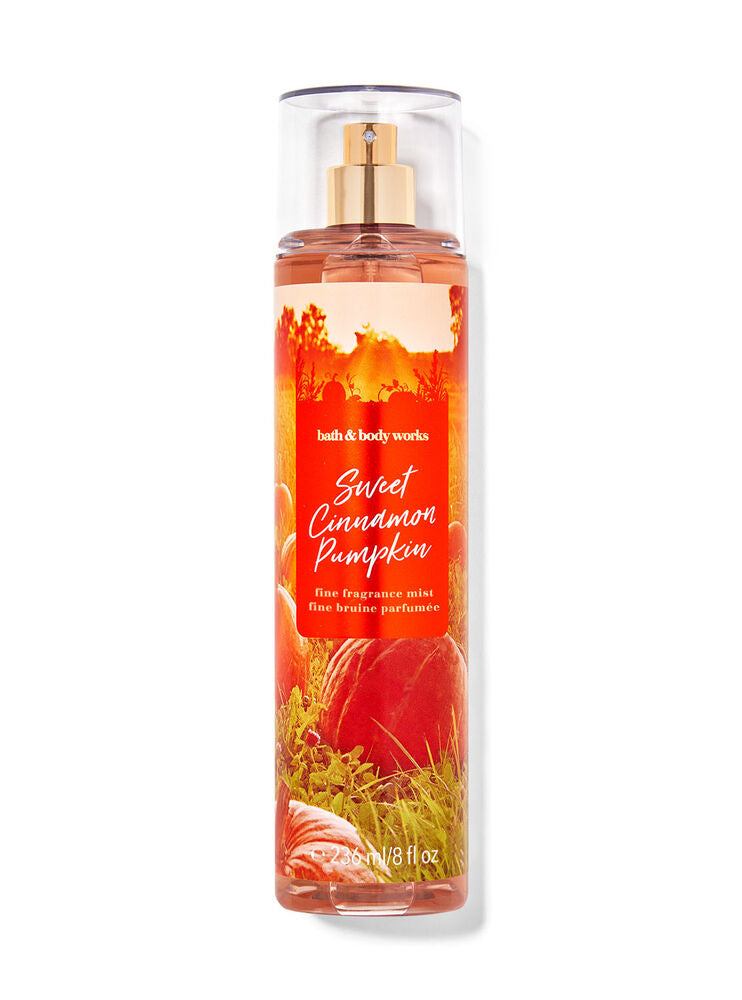 Bath & Body Works Sweet Cinnamon Pumpkin Fine Fragrance Mist 236Ml