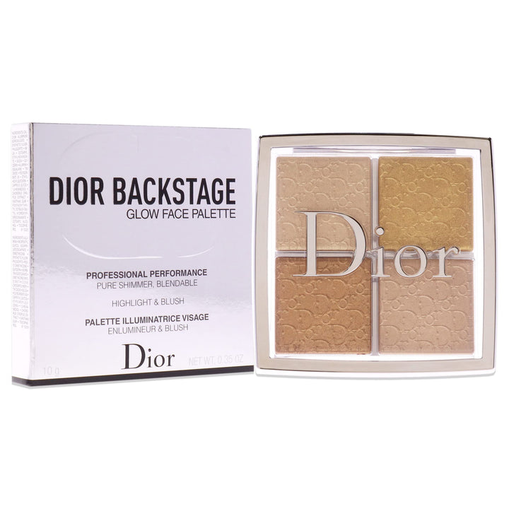 Dior Back Stage Glow Face Palette 0.35OZ 003 Pure Gold